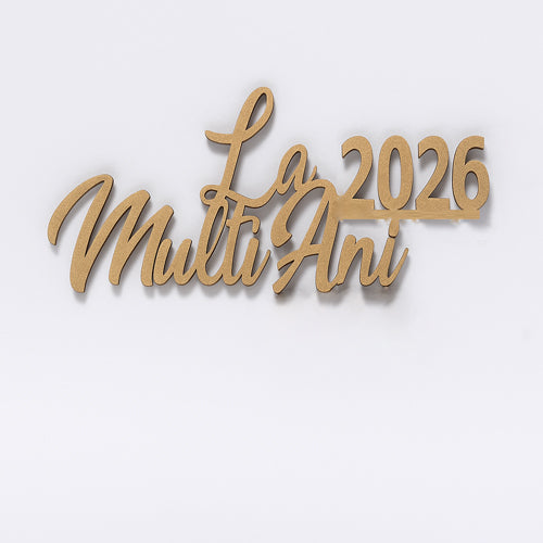 Topper La mulți ani 2026 fără picioruș