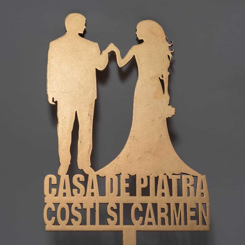 Topper ”Casa de piatra” Personalizabil