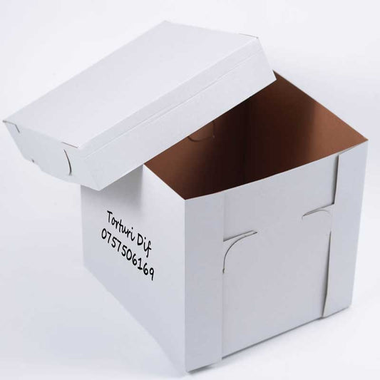 Set (10 bc) Cutii Inalte cu capac PERSONALIZATE