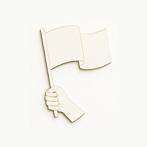 Blank MDF Steag in mana - set 10 buc