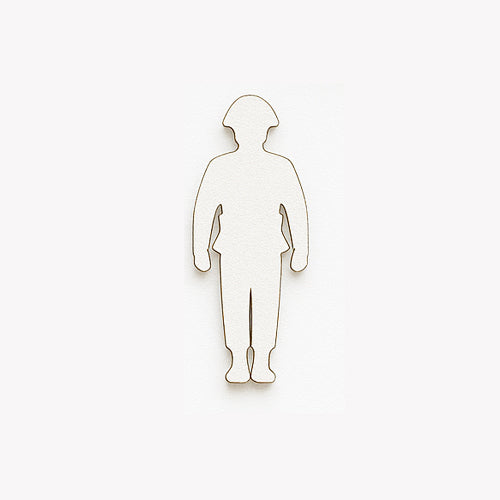 Blank MDF Soldat - set 10 buc