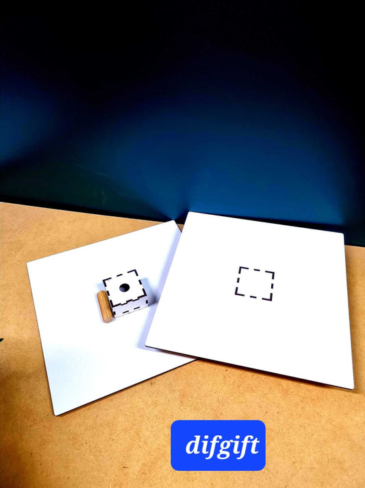 Set platouri 2 etaje  „cub rubik”
