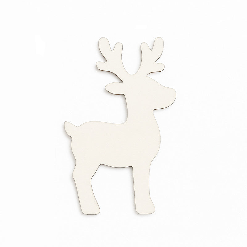 Set 10bc - Blankuri ren Craciun din MDF 3mm