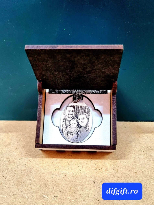 Lantisor personalizat foto