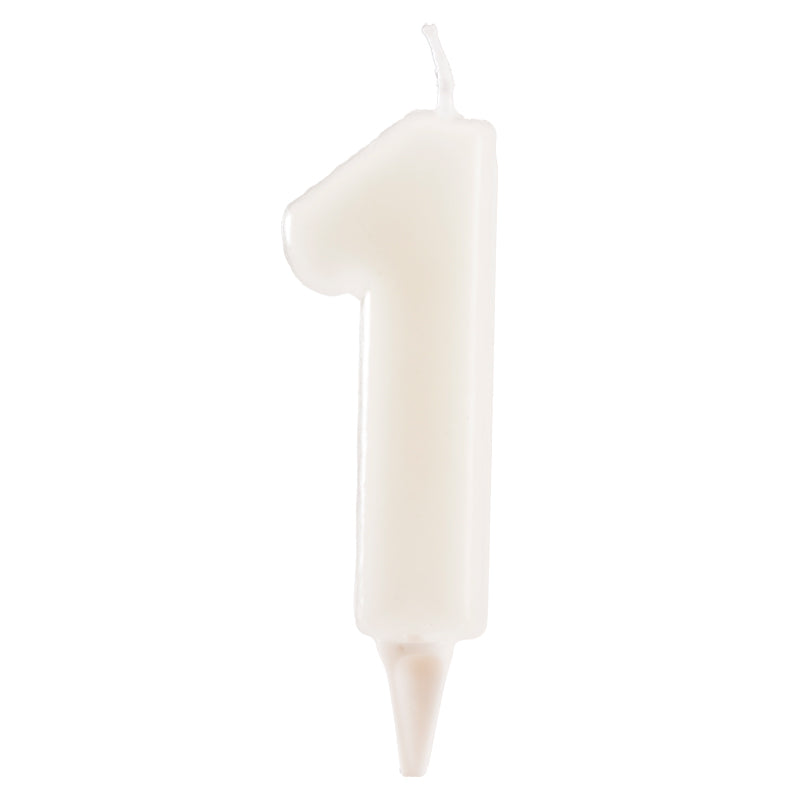 Lumânare tort cifra 1 Fluorescenta 6cm