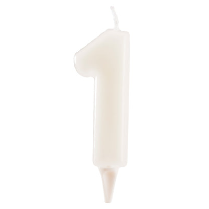 Lumânare tort cifra 1 Fluorescenta 6cm