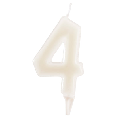 Lumânare tort cifra 4 Fluorescenta 6cm