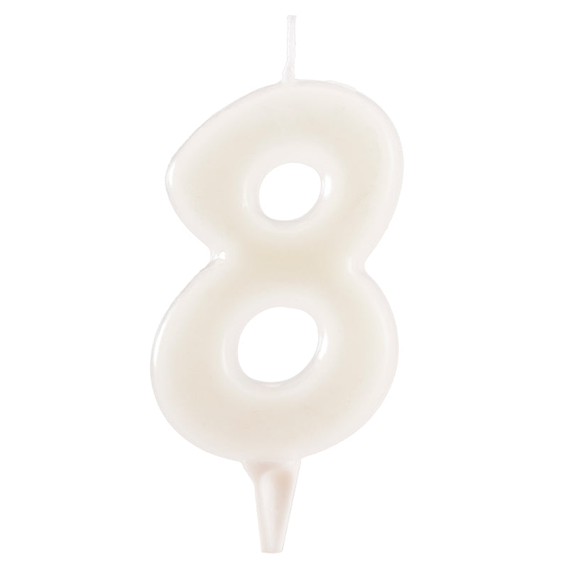 Lumânare tort cifra 8 Fluorescenta 6cm