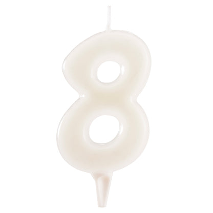 Lumânare tort cifra 8 Fluorescenta 6cm