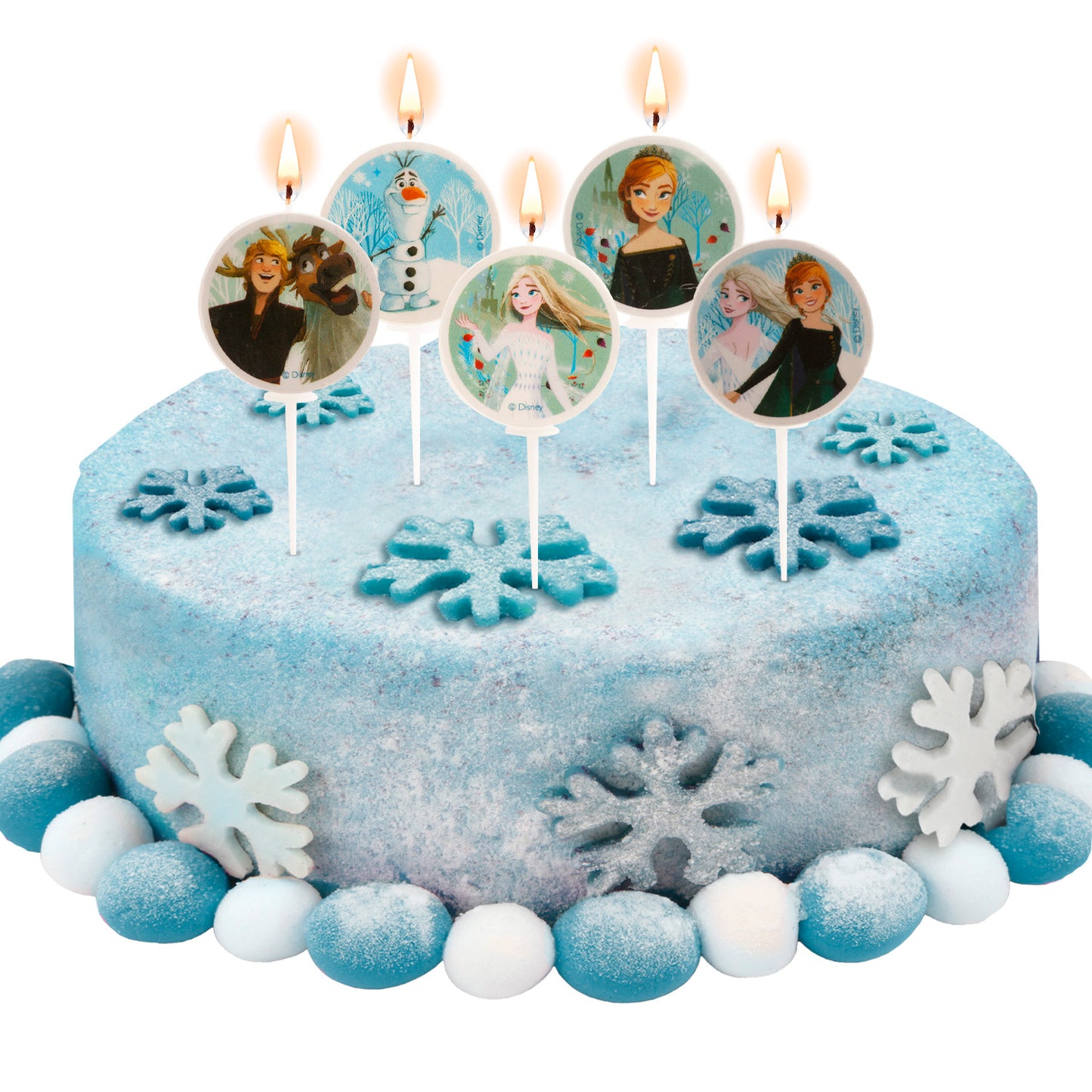 Set lumânări Happy Birthday Frozen
