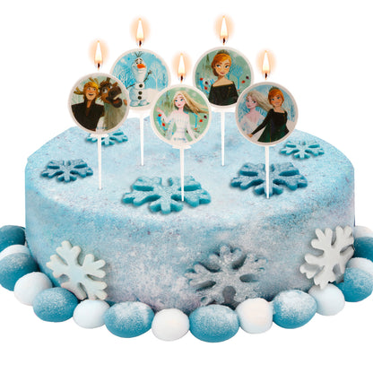 Set lumânări Happy Birthday Frozen