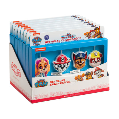 Lumânări tort Paw Patrol – set 4 bucăți