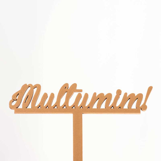 Topper ”Multumim!”