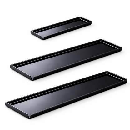 Tavite de prezentare prajituri din plexiglas negru