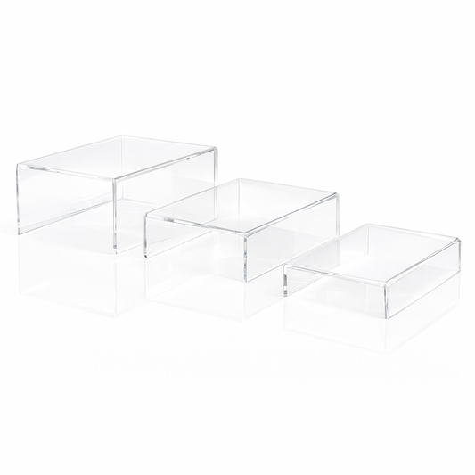 Set 3 Suporturi Prajituri din Plexi