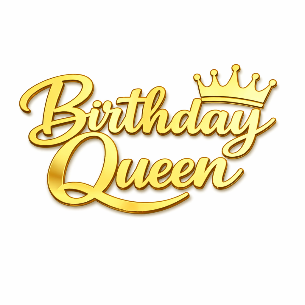 Topper Birthday queen