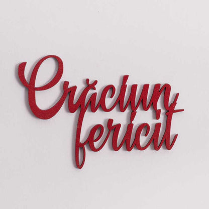 Topper Crăciun fericit fără picioruș