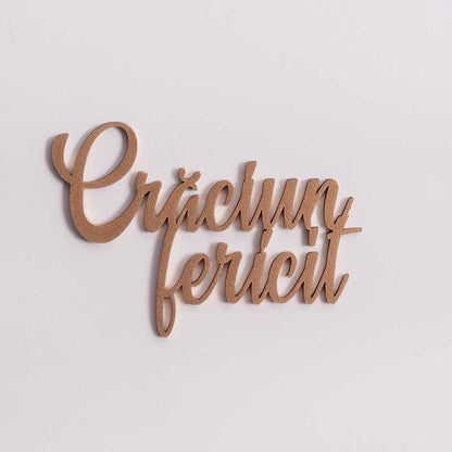 Topper Crăciun fericit fără picioruș