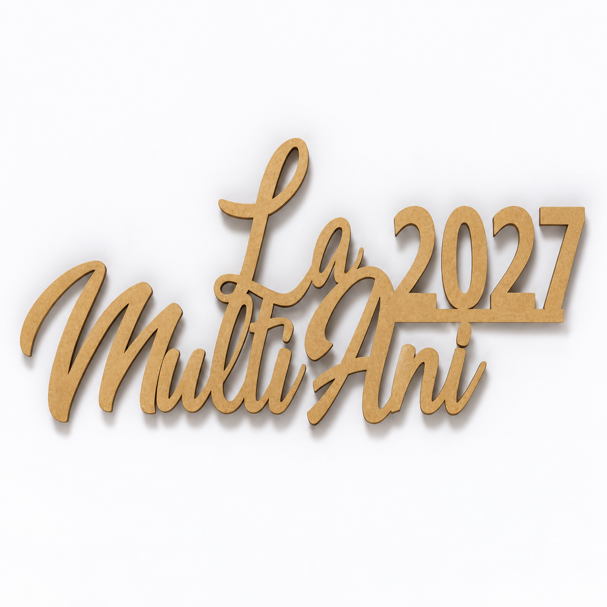 Topper La mulți ani 2027 fără picioruș