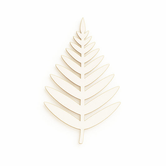 Set 10bc - Blankuri Frunza de feriga din MDF 3mm