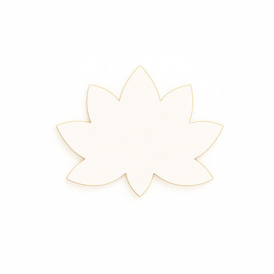 Set 10bc - Blankuri Floare de lotus din MDF 3mm