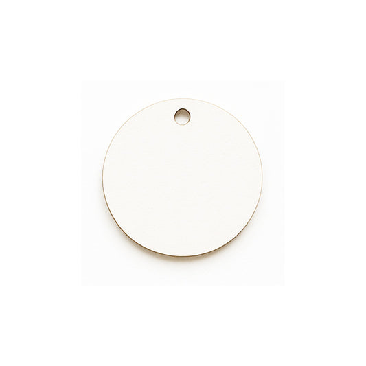Set 10bc - Blankuri Cerc cu gaura (pentru brelocuri) din MDF 3mm