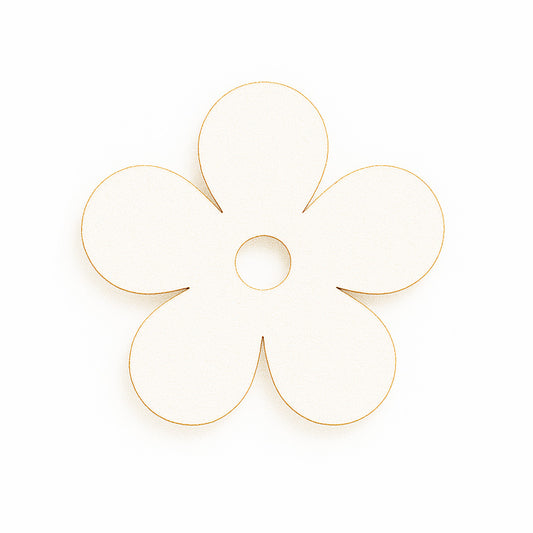 Set 10bc - Blankuri Floare simpla cu cinci petale din MDF 3mm