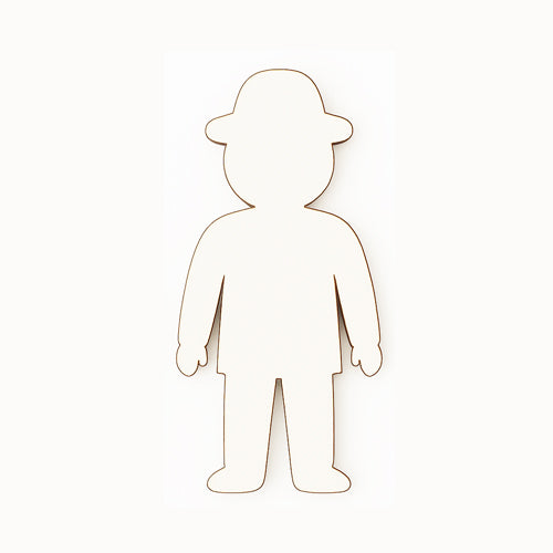 Blank 1 Decembrie – Țăran (MDF alb) – set 10 buc