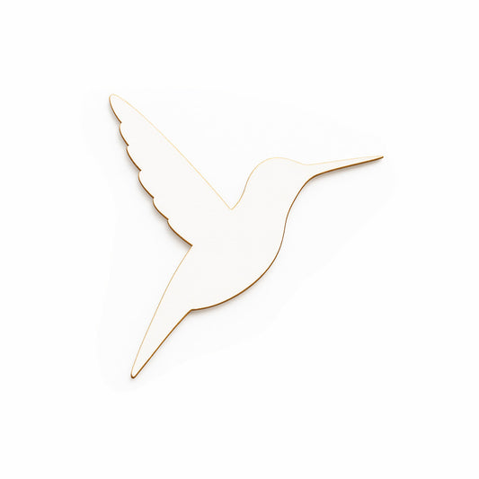 Set 10bc - Blankuri Pasare colibri in zbor din MDF 3mm