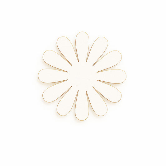 Set 10bc - Blankuri Floare tip margareta din MDF 3mm