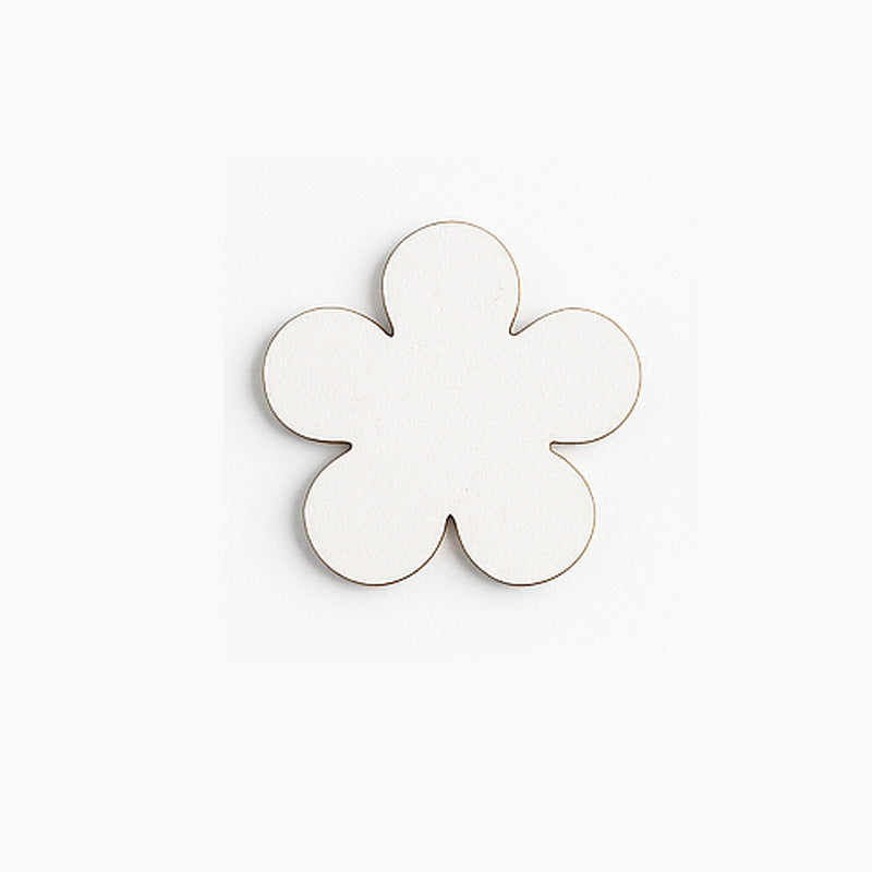 Set 10bc - Blankuri Floare simpla (5 petale) din MDF 3mm