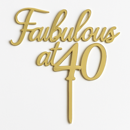 Topper Fabulous at 40